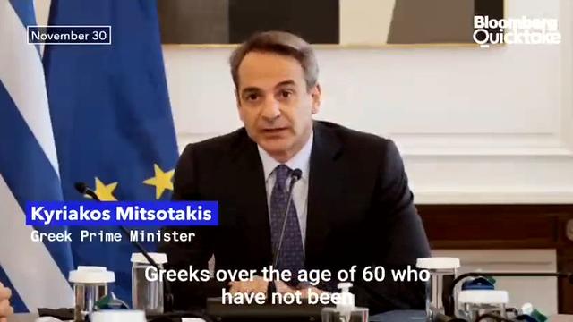 The prime minister of Greece has declared war on the elderly- mandatory jabs or €100 fine each month